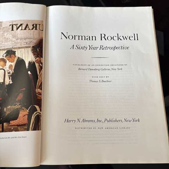 Vintage 70s Norman Rockwell: A Sixty Year Retrospective by Thomas Buechner Book - Picture 2 of 3